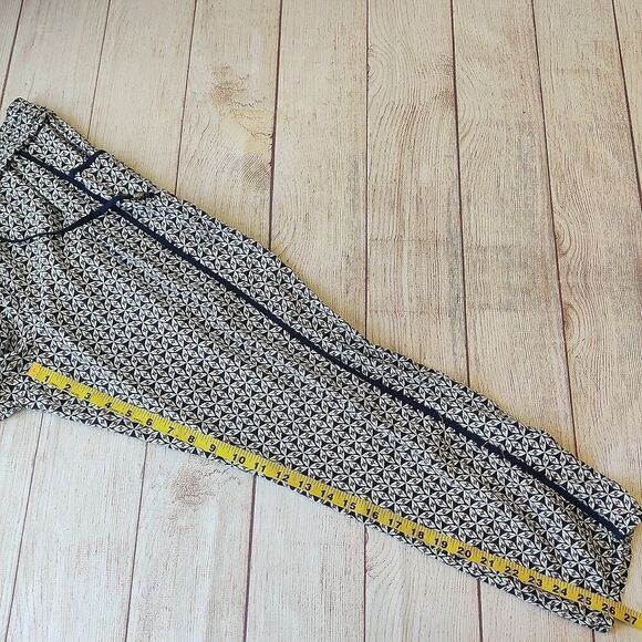 Anthropologie Hei Hei printed casual cropped pants sz M - Picture 8 of 9